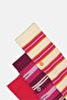 Kids Boy 3 Pairs Stripes Mid Cushion Socks, Multicolor - 3