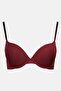 Women 3 Pcs Solid Padded Push Up Bra, Multicolor - 7
