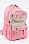 7380 Korean Style Multi-Compartment, Large Internal Volume, Water Bottle Pocket School and Daily Use Backpack - 2