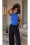Women's High Neck Zero Sleeve Basic Bodysuit