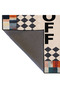 Sdt Mixed Patterned Modern Woven Base Decorative Carpet Sdtamor1479 - 4