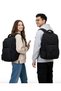 Dp Casual a Quality Black 5 External Zipper Compartments Water Repellent School Sports Travel Daily Lightweight Fabric Backpack 7-11