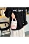 Cute Cat Hello Kitty Patterned Pink and White Plush Handbag Makeup Bag Zippered Organizer - 3