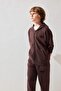 100% Cotton Hooded Printed Washed Effect Zippered Cardigan for Boys I0664A826Au - 4
