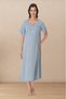 Effortt Muslin Fabric Maternity Nightgown and Dressing Gown 3085 - 2