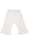 Baby Girl Ecru Lilac Floral Embroidered North Written Waffle 2-Piece Set - 5
