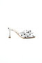Satin Bow Detail Heeled Bridal Slippers - 5