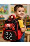 A Quality Gamer Red Kindergarten Daycare Daily Use Boys' Backpack Waterproof with 2 Water Bottle Compartments 153