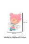 Ballerina Themed My Birthday - Winged Ballerina Girl Foil Balloon Pink Balloon Pink Number Fairy Girl Foil Balloon 1 Year Old - 2