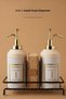 Liquid Soap Dispenser Set with Stand |   Hand Soap & Dishwashing Soap |   Metal Stand |   350 ml |   Metal