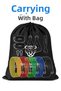 30 kg Resistance Band Set 11 Pieces with Bag Pilates Aerobic Exercise Pull up Fitness Rubber Tube Band Tdb1 - 4