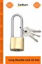 # Padlock Safety Steel Body Protected Durable Strong Professional Yellow Long Padlock 32 mm