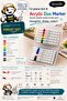 12-Piece Art-X Acrylic Duo Marker Set with Carrying Case