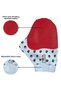 ® Cat Dog Washing Hair Lightener Knot Remover Plastic Grooming Massage Glove Hand Brush - 4