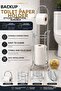 Stainless Refillable Wc Paper Holder Stand Toilet Paper Hanger Modern Bathroom Organizer
