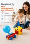Balloon Racing Car Toy Power Balloon Car Air Power Powered Educational Toy Car Set 2 Vehicles 8 Balloons - 7