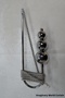 Ghost System Special Design Metalized Curtain Arm Tieback Installed on the Cornice - 4