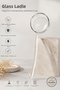 30 cm Borosilicate Glass Ladle – Heat-Resistant Transparent Serving Ladle - 2