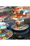 Pervile Porcelain Hand-Painted 6-Piece Cup Set - 2