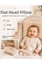 Baby Flat Head Pillow Newborn Head Support Cushion 33X23 cm - 5