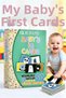 My Baby's First Iq Cards 0-12 Months High Contrast Educational Cards with Pictures for Babies (50 Pieces)