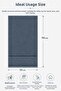 Hand and Face Towel 50X90 cm Partial Velvet Jacquard Nova - 6