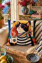 Bonjour & Cat Patterned Modern 4-Piece Throw Pillow Set Living Room Decor - 6