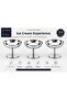 Silver Stainless Steel Footed Ice Cream Bowl Sweet Delight and Fruit Presentation Bowl 8.5 cm - 2