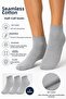 . 3-Piece Cotton Seamless Half-Cuff Socks Above Ankle Comfortable Daily Sports Socks - 4