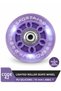 70 mm White Led Lighted Lilac Skate Wheel Pu Silicon Abec 7 Bearing Code 42