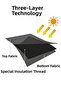 Dark Blackout Black Blackout Background Curtain Sunlight-Proof Non-Pleated Single Panel Tulle Curtain Rustic - 4