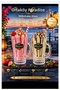 Milkshake 2-Piece Glass Thick High-Quality Cup 400 Cc Volume 15 cm Height 9 cm Mouth 8 cm Base Width - 3