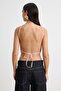 Powder Stone Embellished Asymmetric Cut Party Bustier Tprss26Bs00030 - 4