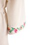 Bej Çiçek Desenli Dokuma Maxi Plaj Kimono Pantolon Takım TBESS26AU00099 - 7