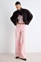 Pembe %100 Pamuk Yüksek Bel Wide Leg Jeans TWOAW27JE00059 - 2