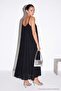 Black Adjustable Strap Comfortable Cut Lined Dress Tdrss26El00127 - 4