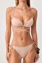 Skin Color Strapless Covered Chlorine & Water Resistant Long Lasting Lycra ® Xtralife Bikini Settbess26Bt00152 - 3