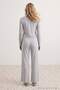 Gray Melange Viscose Knitted Pajama Set Thmaw27Pt00007 - 4
