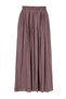 Light Brown Elastic Waist Adjustable Long Skirt Tdrss26Et00085 - 7