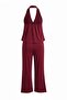Bordo Viskon Örme Pijama Takımı THMAW27PT00094 - 7