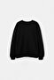 Black Girls/Boys Thick/Fleece-Lined Plain/Basic Crew Neck Knitted Sweatshirt Tkdaw27Sw00032 - 13