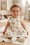 Baby Girl 100% Cotton Woven Patterned Dress