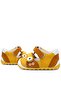 Genuine Leather Yellow Nubuck Velcro Summer First Step Shoes - 6