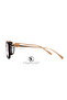 Women's Blue Light Protective Glasses Cateye Black Gold Metal Handle Stylish Premium Modern Luxury Design - 3