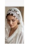 Needlepointed White Color Prayer Cloth - 2
