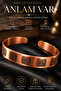 Men's Copper Bracelet - Armor Protection Prayer Copper Men's Bracelet Metal Box Zeolite Sand - 2