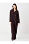 Bitter Brown V-Neck Long Sleeve Button Detailed Knitted Cardigan - 2