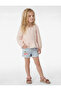 Floral Embroidered Square Neck Long Sleeve Striped Blouse - 2
