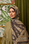 مجموعة New Collections شال ناعم بلون القهوة 3047-12
