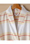 Mayra Regenerated Turkish Towel Bathrobe Standard Orange-Yellow - 2